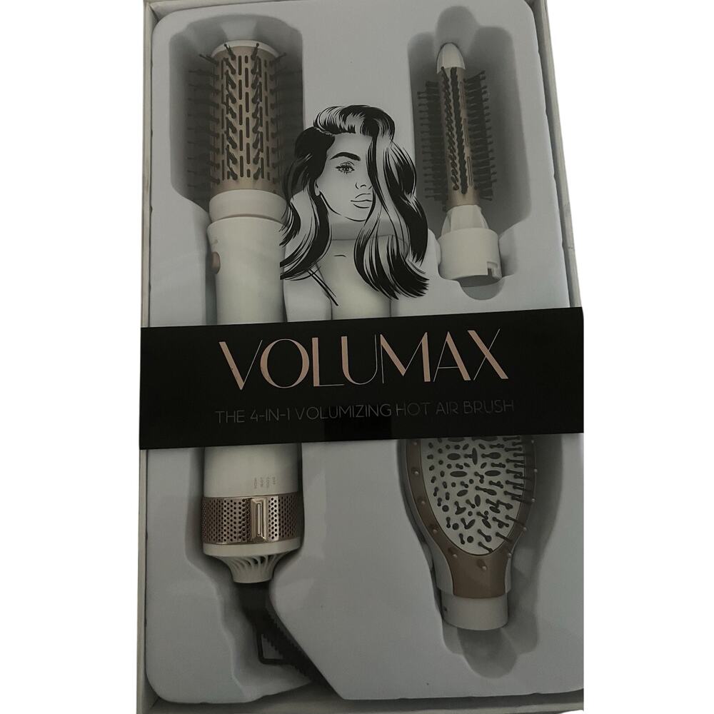 Volumax 4-in-1 Volumizing Hot Air Brush Professional Blowout